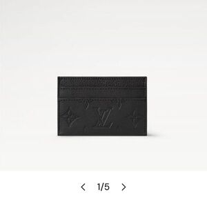 Louis Vuitton Black Monogram Card Holder
